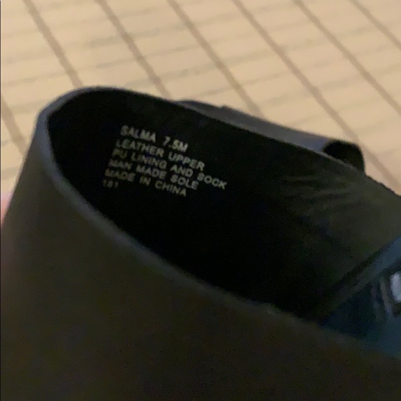 Steven leather wedge slides with cork bottoms - Picture 5 of 5